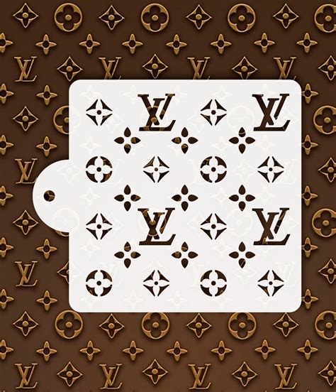 louis vuitton stencil for painting